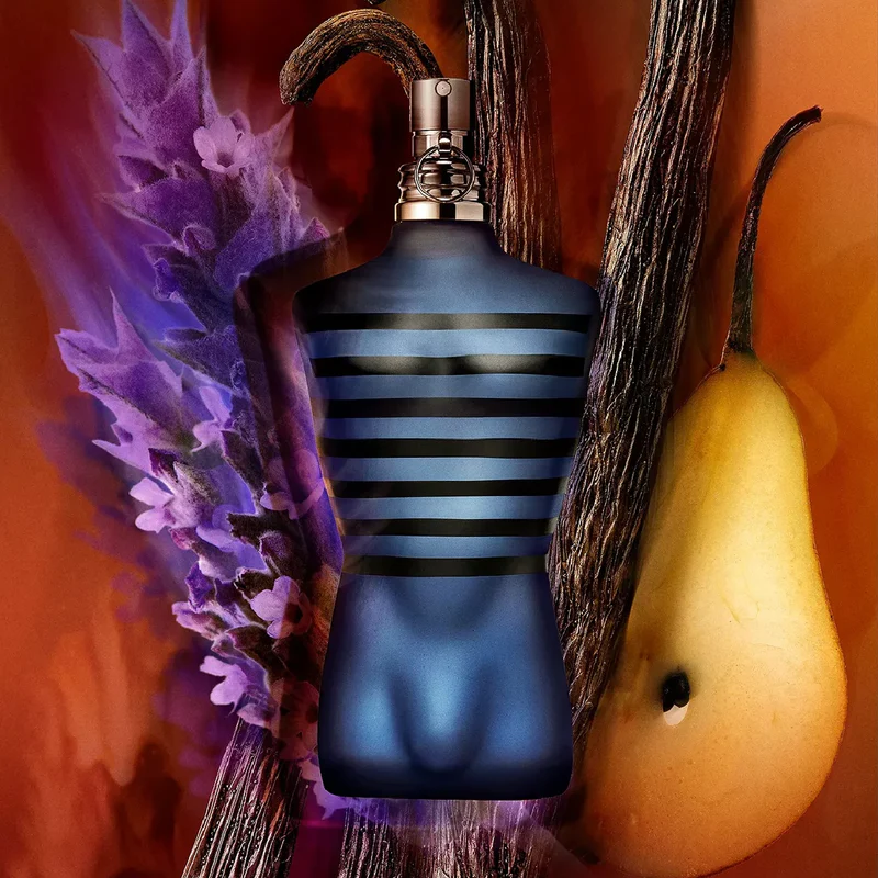 JPG Ultra Male bottle with lavender vanilla and pear