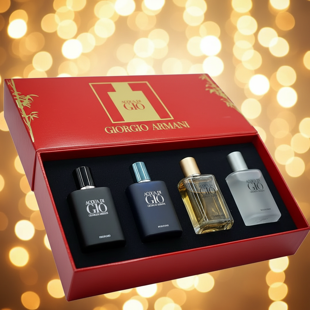 Acqua di Gio - Gold bokeh