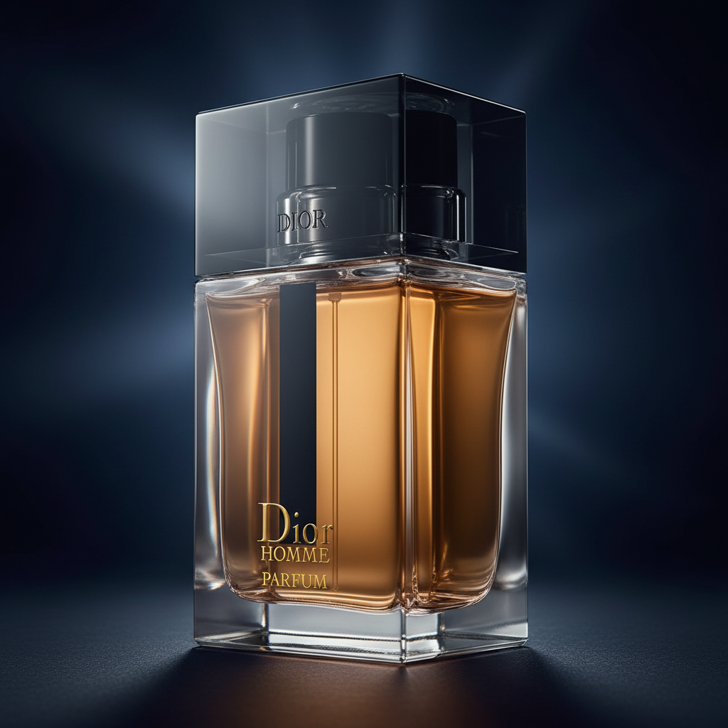 Dior Homme Parfum - Navy Blue background