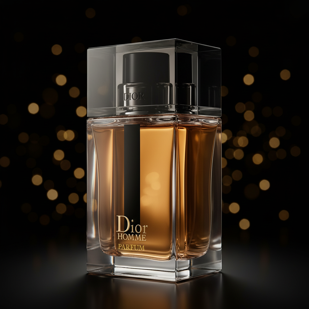 Dior Homme Parfum - Black Gold background