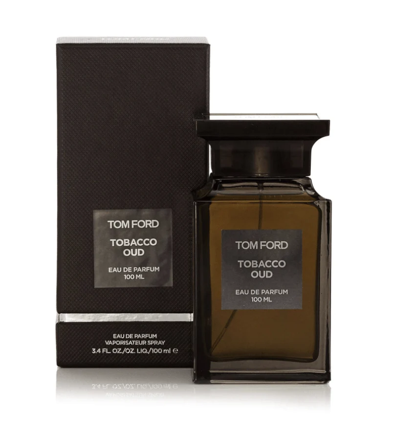 Tom Ford Tobacco Oud dark amber bottle with dark brown box