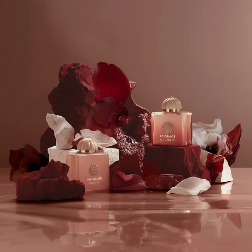 AMOUAGE GUIDANCE fondo rosa