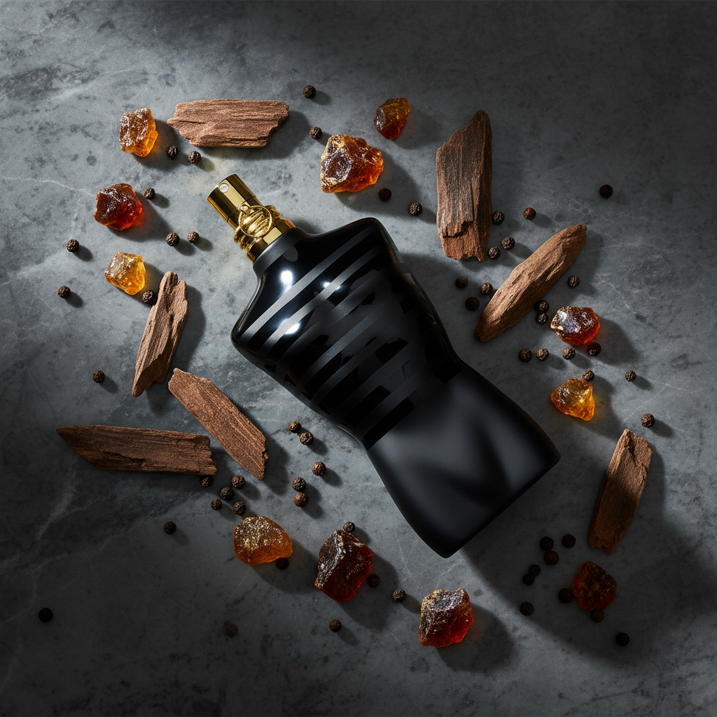 Le Male Le Parfum - Dark Marble editorial
