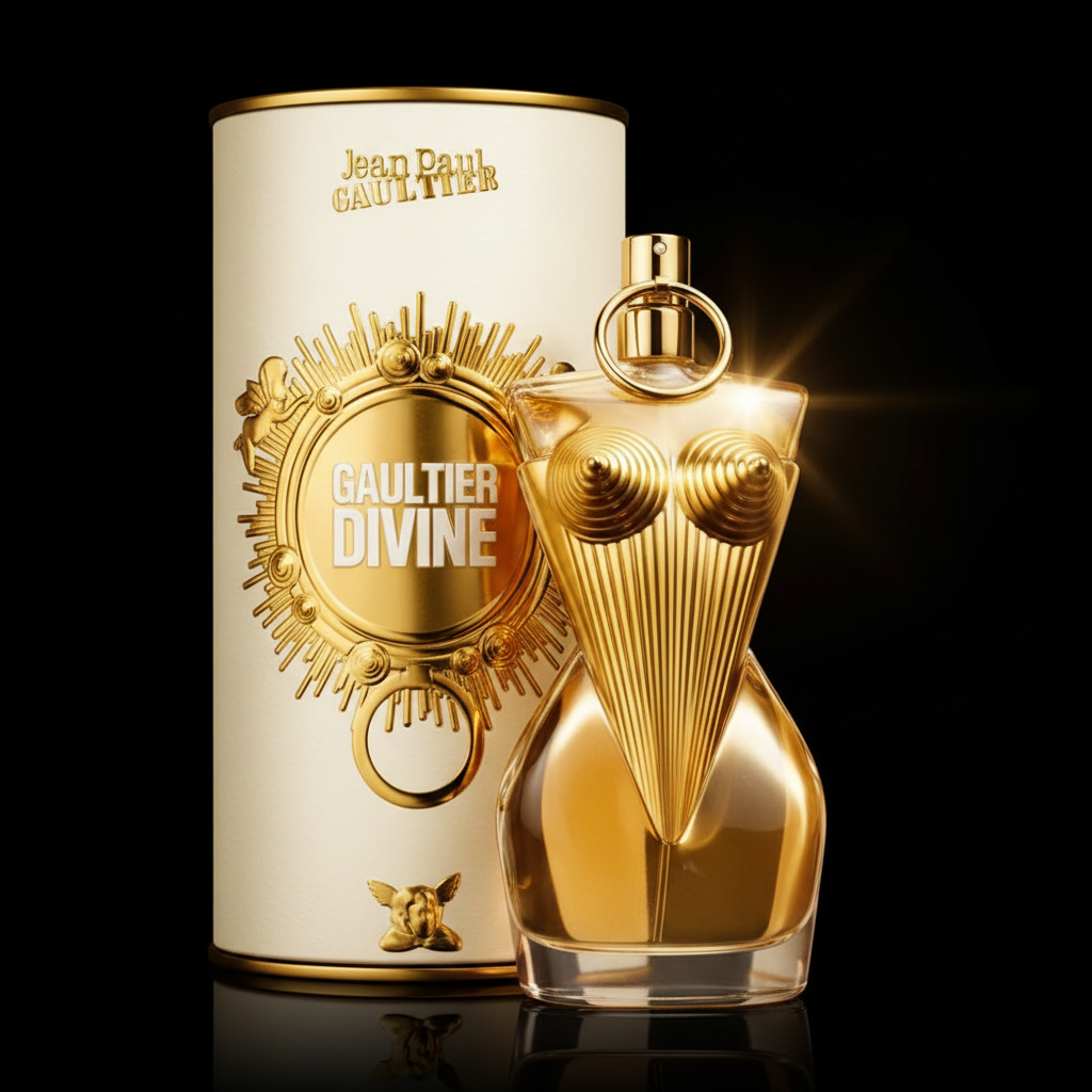 Gaultier Divine - Black Gold editorial