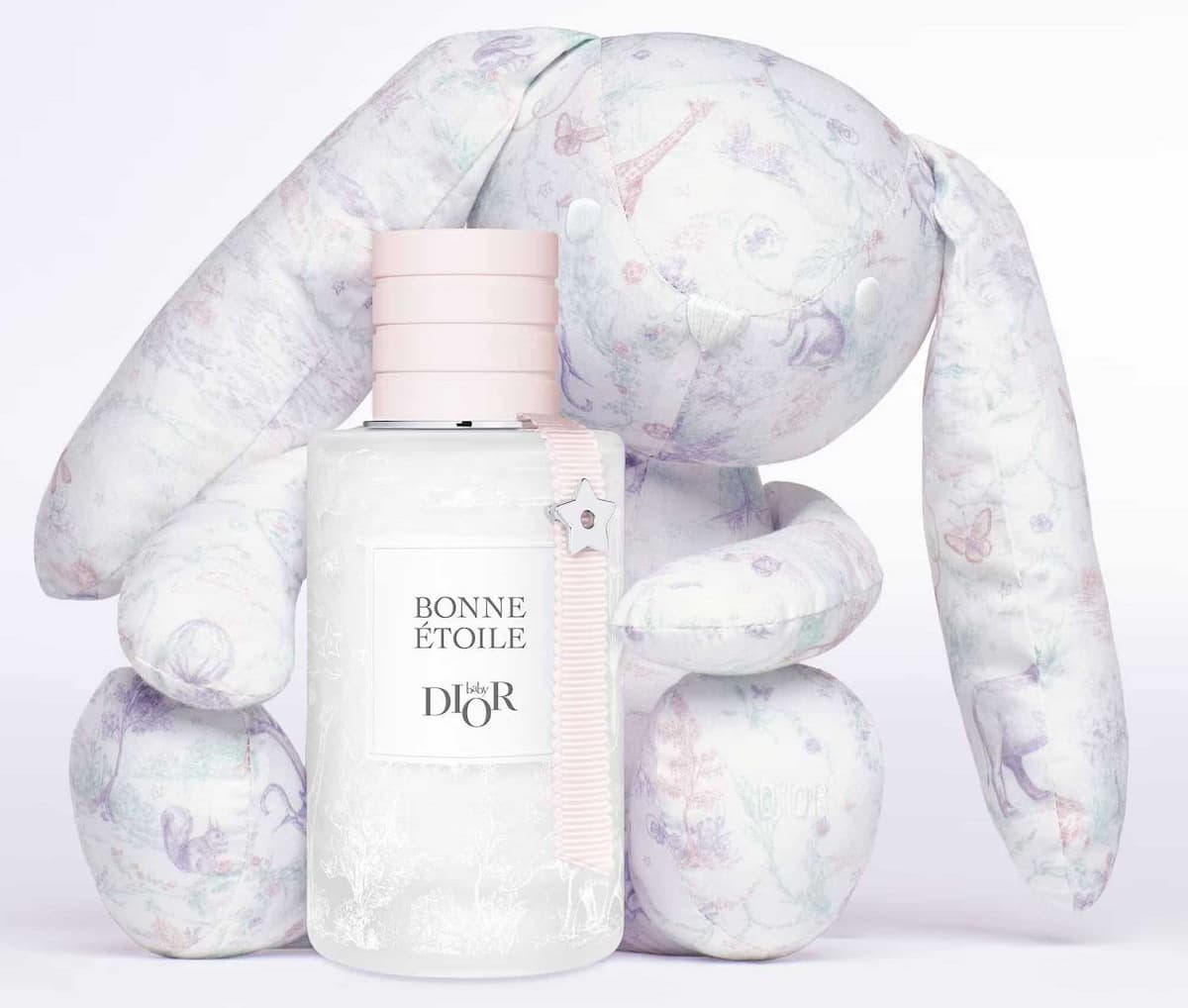 Baby Dior Bonne Étoile bottle with plush bunny