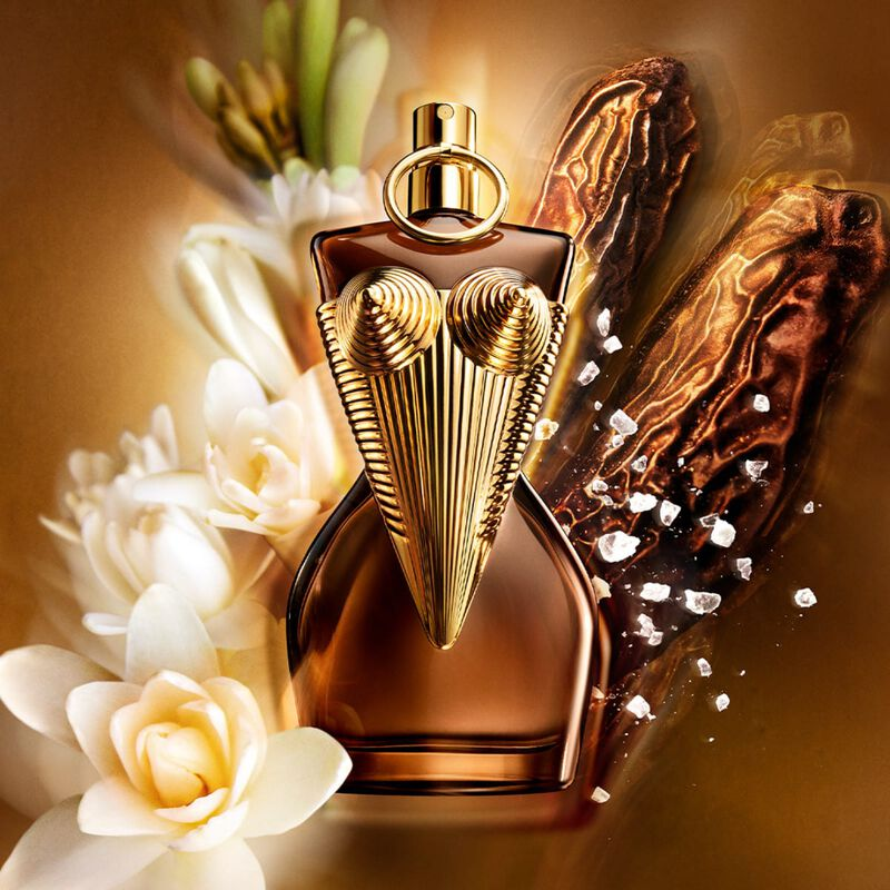 Gaultier Divine bottle with tuberose and vanilla