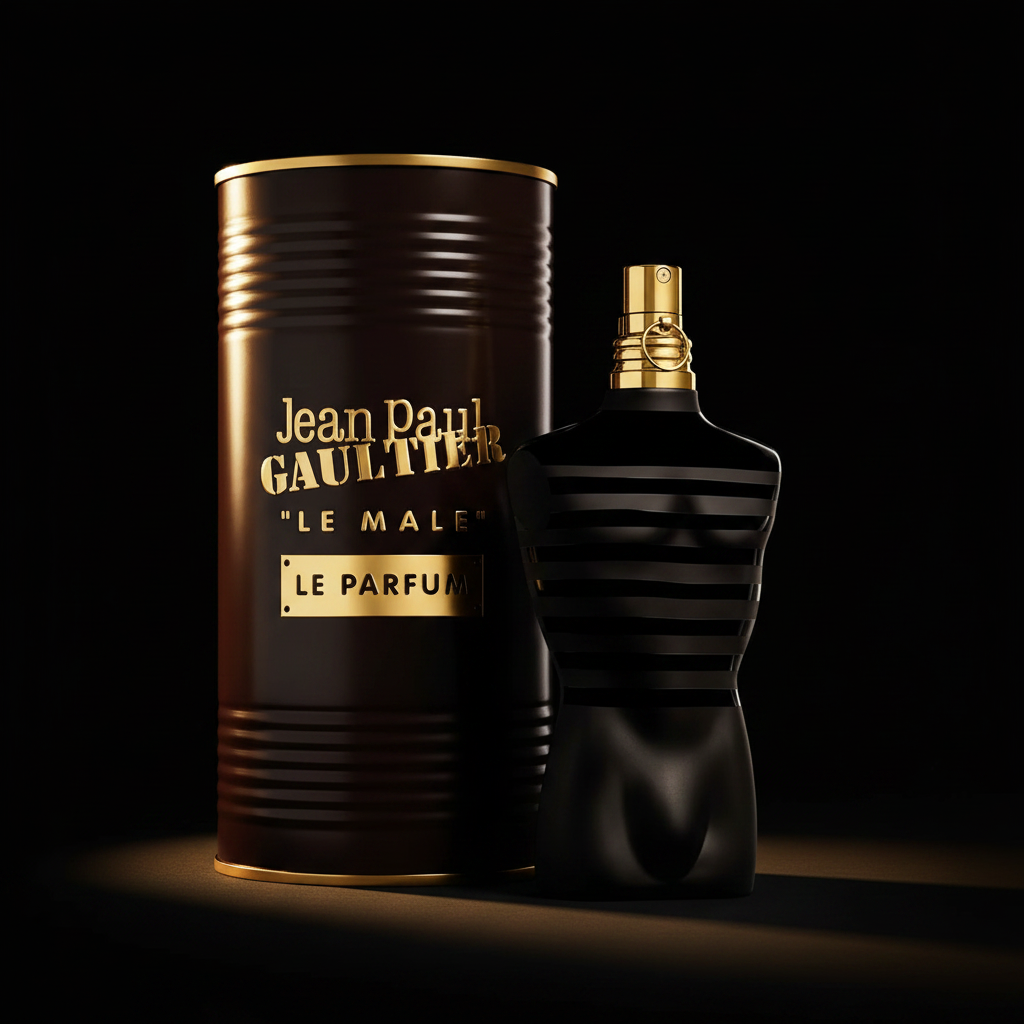 Le Male Le Parfum - Black Gold editorial