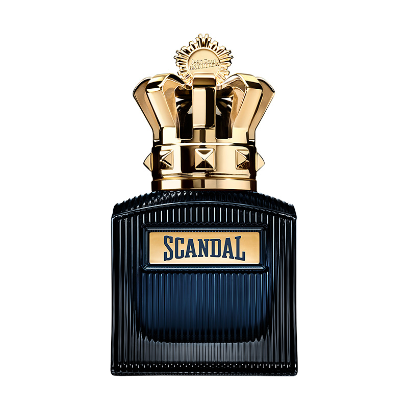 JPG Scandal Intense navy crown bottle close-up