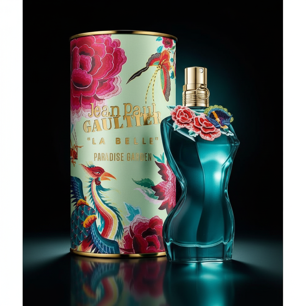 La Belle Paradise Garden - Black Teal editorial