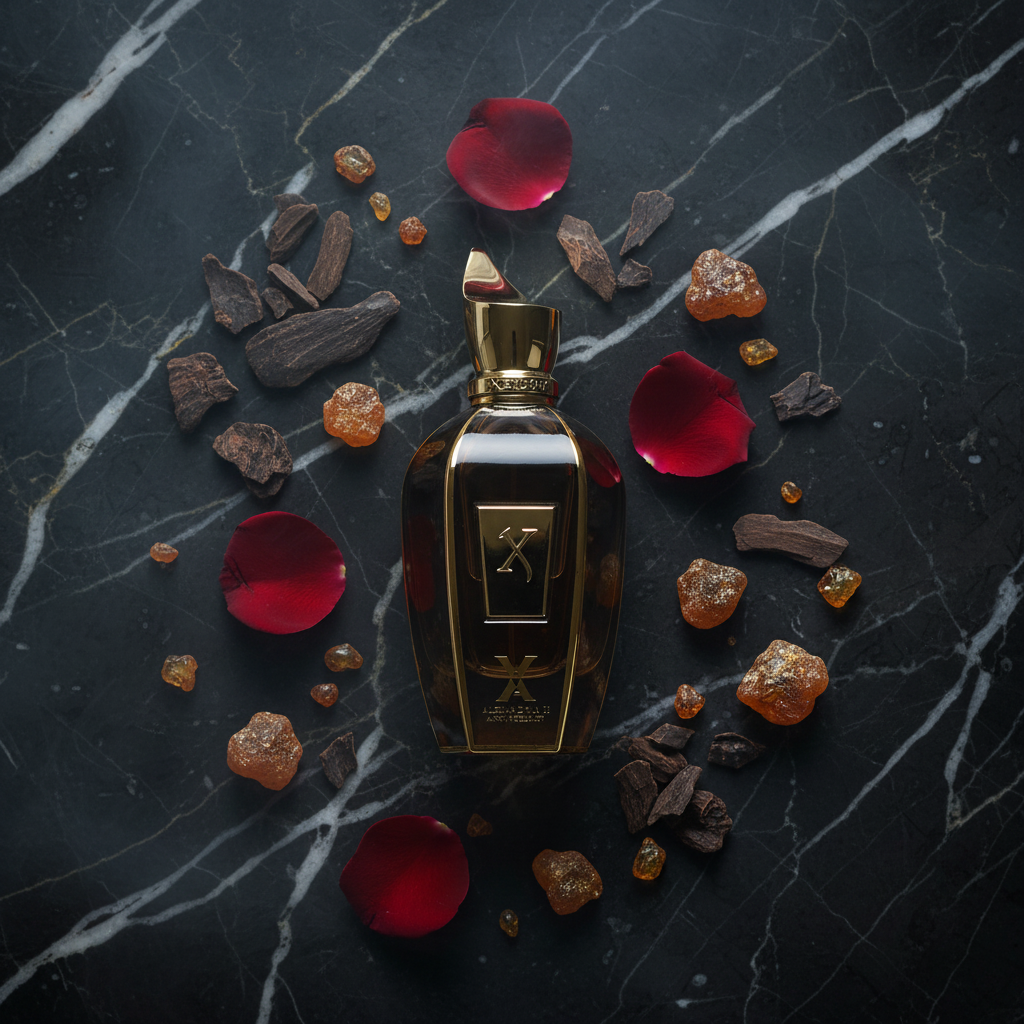 Alexandria II Anniversary - Dark Marble flat lay