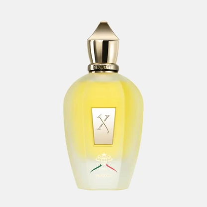 Xerjoff Naxos pale yellow frosted bottle close-up