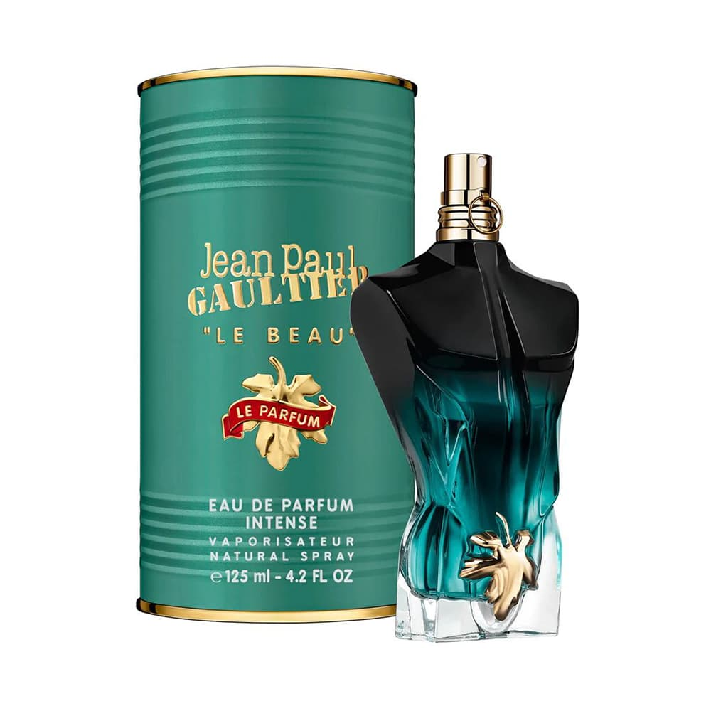 JPG Le Beau Le Parfum Intense bottle with teal tube