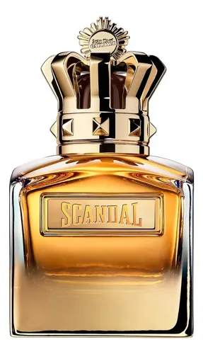 JPG Scandal Absolu gold crown bottle close-up