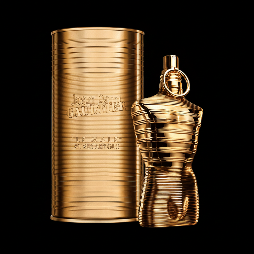 Le Male Elixir Absolu - Black Gold editorial