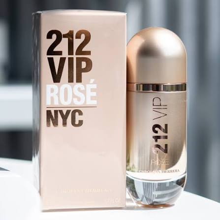 212 VIP ROSÉ NYC frasco dorado rosado